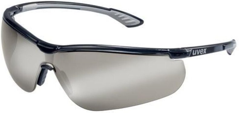 UVEX Schutzbrille sportstyle AF silber 12% schwarz/grau 9193.885