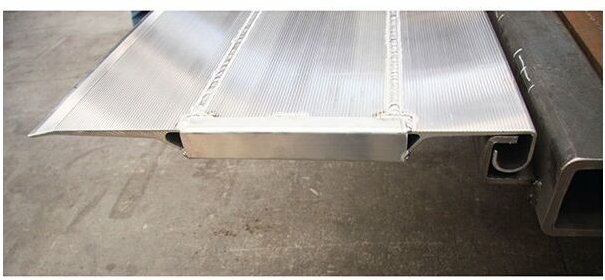 Matisère - Alu-Überladebrücke 910mm, Breite 1250mm für Be- und Entladetätigkeiten - MS040G/910/1250