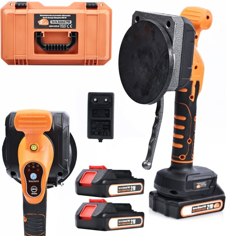 Rosfix Orange Mosquito OM21V batteriebetriebener Vibrationssauger, Animal PRO-Serie