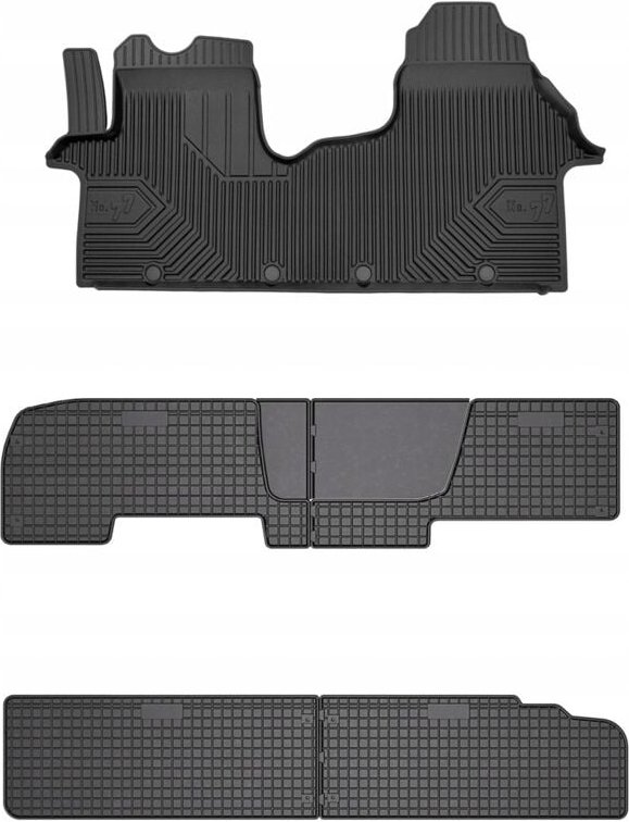 OPEL VIVARO B 2014-2019 9 Personen 3 Reihen Gummimatten 77