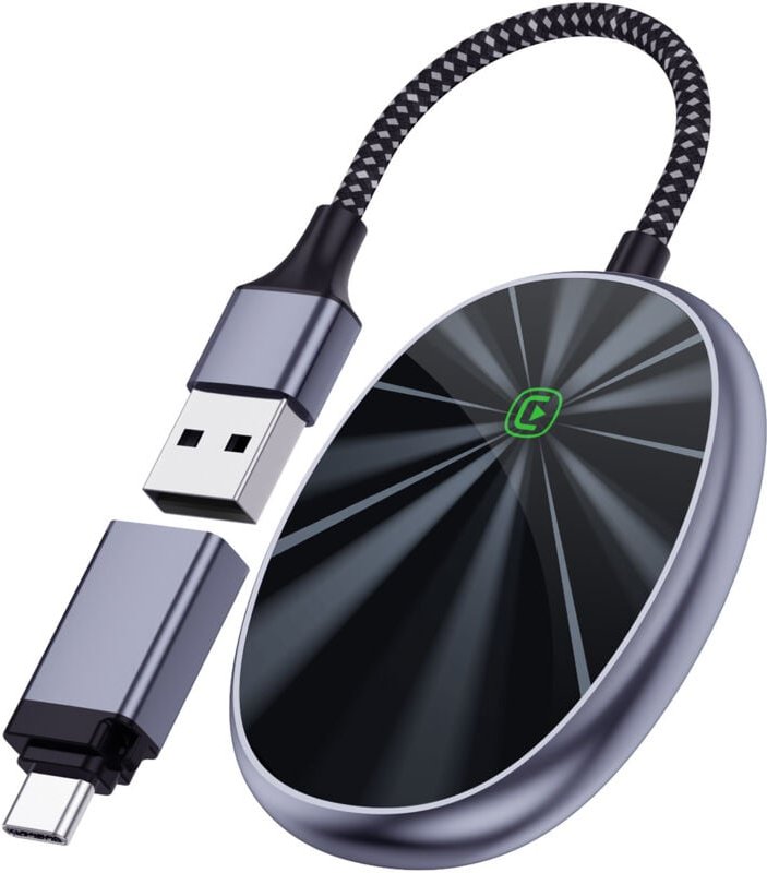 Kabelloser Carplay-Adapter für Apple iPhone 2024 – Konvertieren Sie Kabel in kabelloses Apple Carplay für Plug-and-Play-...