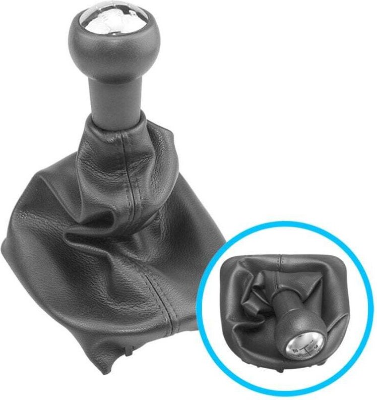 Peugeot 307 207 406 Schaltknauf 5-Gang-Automatik-Schalthebel-Ersatz, mit Staubschutz-Schaltknöpfen, DEBUNS