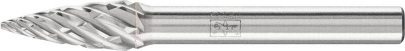 PFERD TOOLS Hartmetall Hochleistungsfrässtift STEEL Spitzbogen SPG Ø 08x20mm Schaft-Ø 6 mm für Stahl