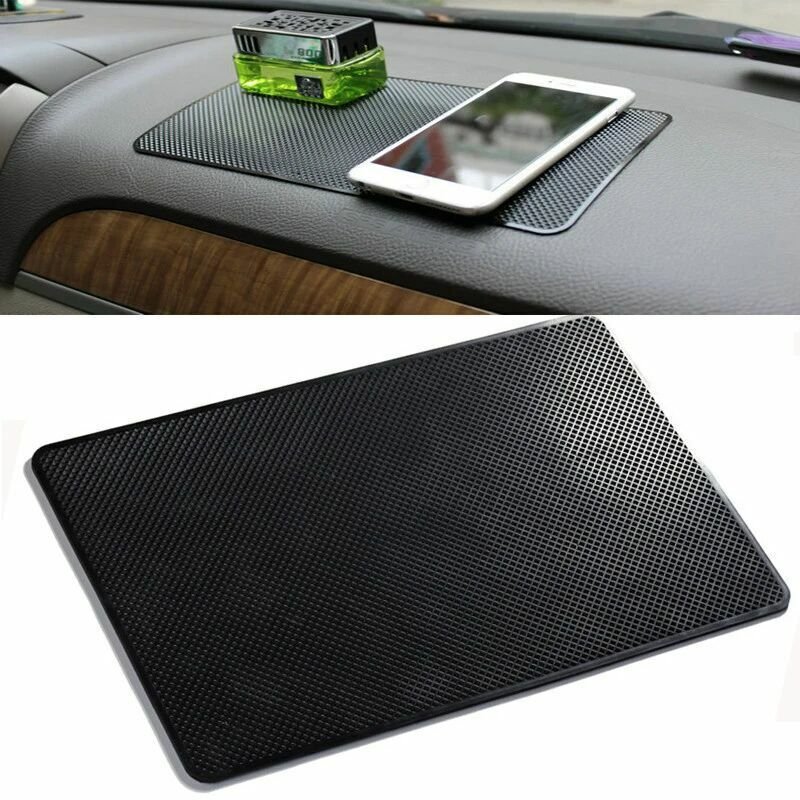 Linghhang - 27x15CM pvc Auto Anti-Rutsch Auto Armaturenbrett Matte Klebepad Geeignet für Autoinnenraum Handy Sonnenbrill...