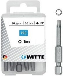 5 Spitzen in Kunststoffbox Länge 50 mm (t 27 tin) Witte 429617