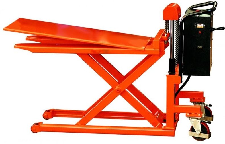 Matisère - Elektrischer Hochhubwagen mit hoher Stabilität und Gabeln 1115 x 538 mm – Tragkraft 1000 kg - PEL100S