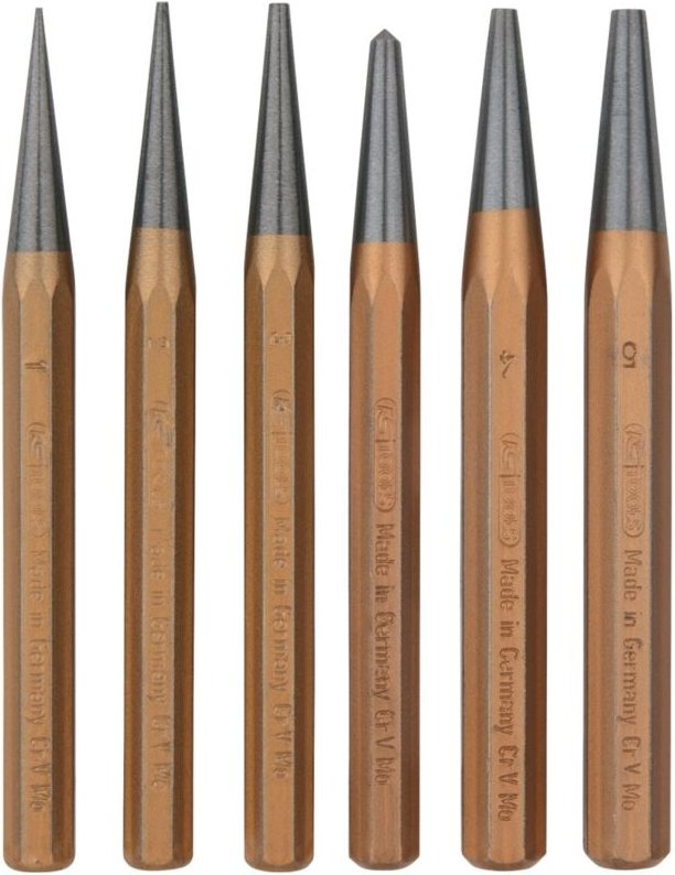Ks Tools Durchtreibersatz, 6-tlg in Plastiktasche - 162.2126