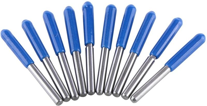 Zoternen - CNC-Schaftfräser, Schneidwerkzeuge, Doppelflöten, gerade, 10 Stück, 3,175 mm