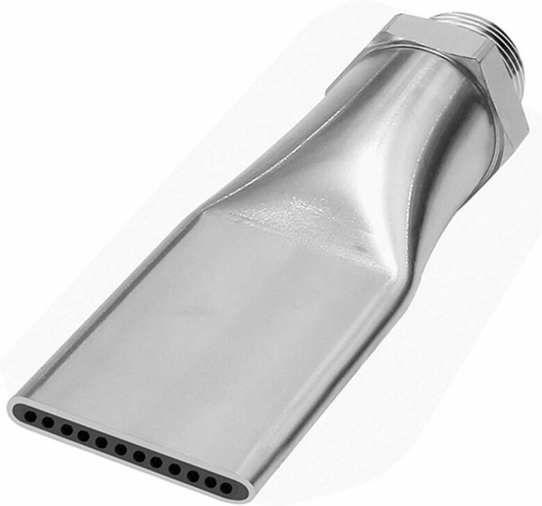 Lärmarme Flachdüse, M12x1,25, Messing vern., Düsenbreite 29,0 mm - Riegler