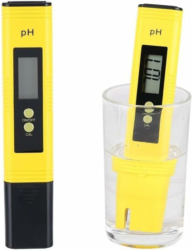 pH-Meter, Wasserqualitätstester, professioneller pH-Tester mit LCD-Display für Schwimmbäder, Aquarien, Pflanzen und Trin...