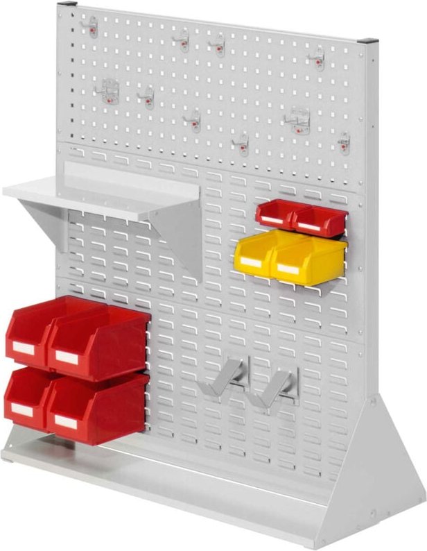 Kappes ®RasterPlan Stellwände doppelseitig Größe 3 - 2x Lochplatten 4x Schlitzplatten 1x Zubehörsortiment 21-teilig Lich...