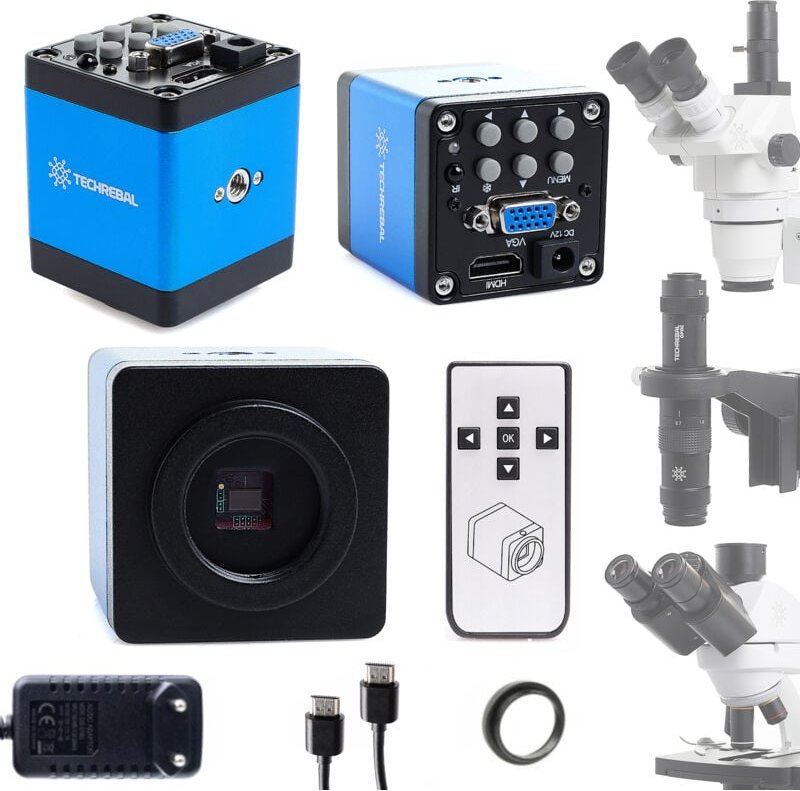 Techrebal „Blue Lagoon“ FULL HD HDMI 2.0MP Kamera für Mikroskop blau FHD2MPR/H3602