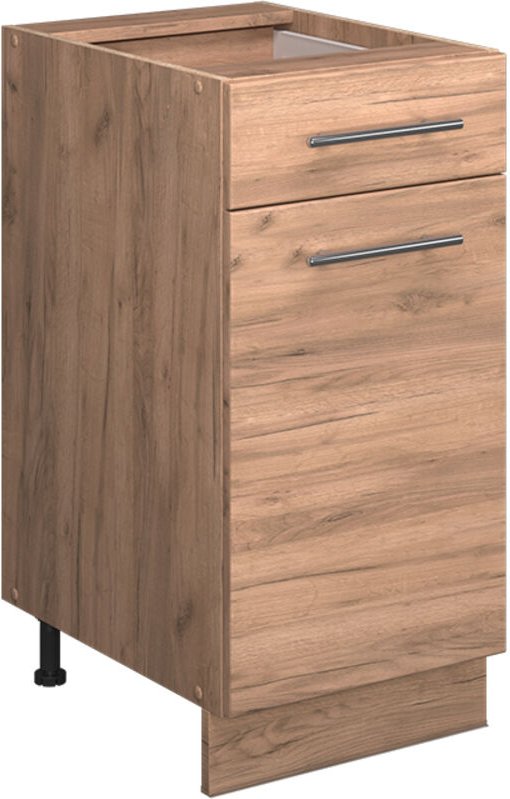 Thumbnail - Küchenunterschrank Fame-Line, Goldkraft Eiche, 40 cm , AP Anthrazit, Vicco