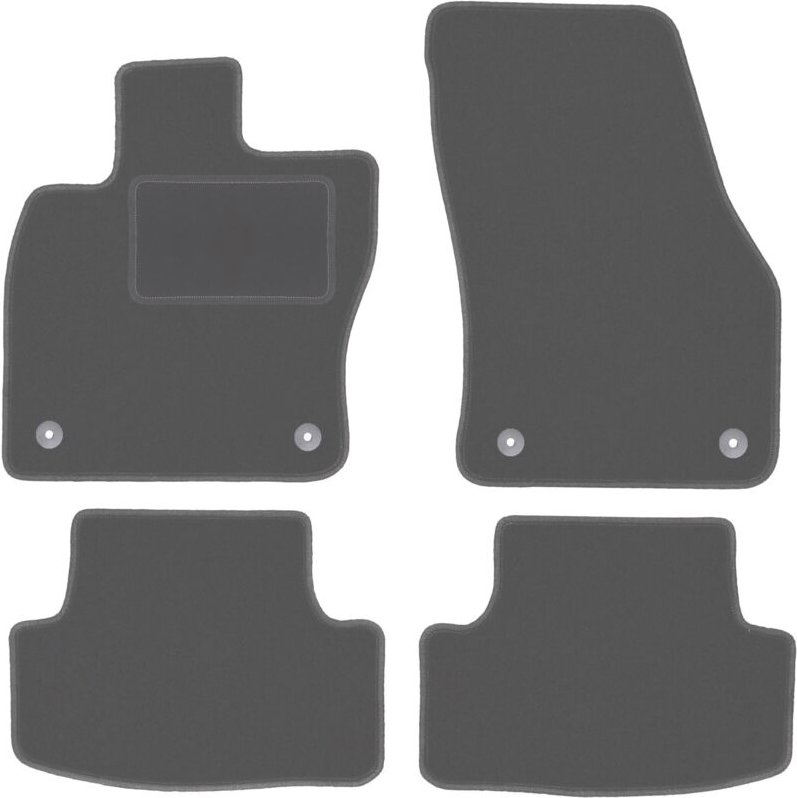 Graphit-Fußmatten für: Seat Ateca Crossover (2016-)