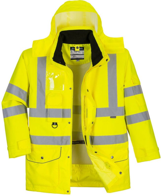 Thumbnail - Portwest 7 in 1 Warnschutz-Traffic-Jacke XXL