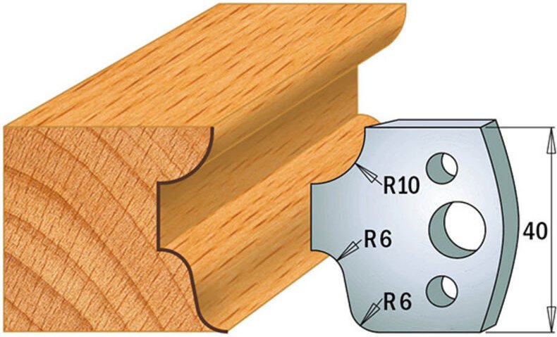690.045 Paar SP-Messer 40x4mm