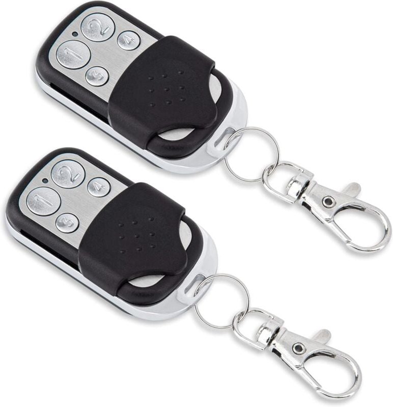 2er-Pack 433,92 MHz Ersatzsender für Garagentorfernbedienung. 100 % kompatibel mit novoferm novotron 502 MAX43-2, 504 MA...