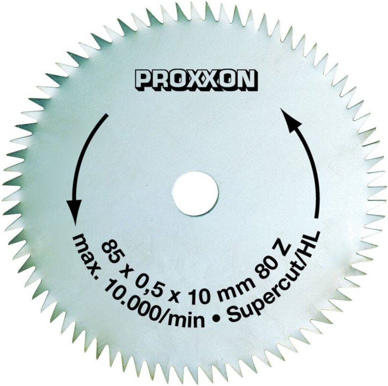 Proxxon - Kreissägeblatt Super-Cut, ø 85 x 0,5 x 10 mm, 80 Zähne - 28731