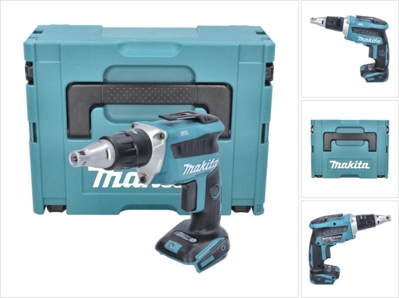 Dfs 452 zj Akku Schnellbauschrauber 18 v Brushless + Makpac - ohne Akku, ohne Ladegerät - Makita