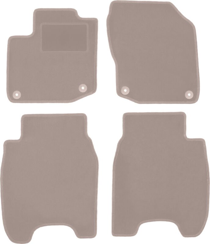 Beige Veloursmatten für: Honda Civic IX Fließheck (2012-)