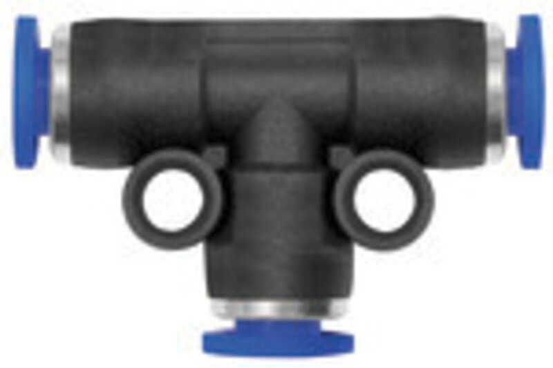 T-Steckverbindung »Blaue Serie« mini, Schlauch-Außen-Ø 3 - Riegler