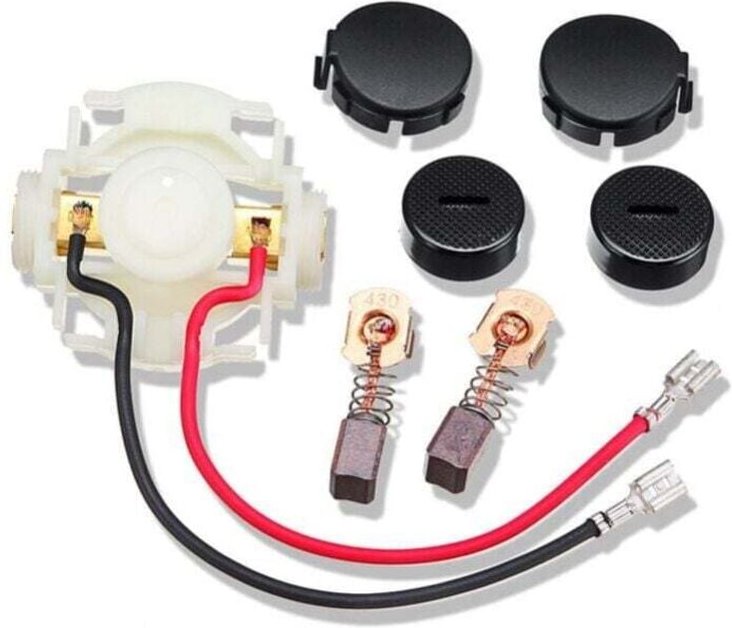 Kohlebürste CB430 + Kohlebürstenhalter + Kohlekappen für Makita DGA452 BGA452 BGA450 BGA402 GA400 GA400D Schleifmaschine