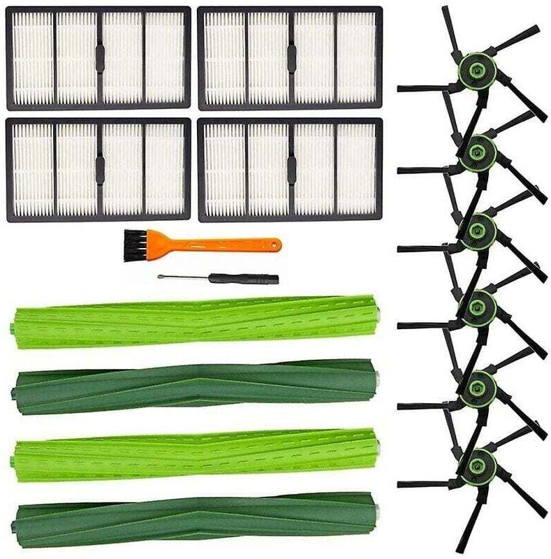 Hepa-Filter und Austausch-Brosse Latérale für iRobot Roomba S9(9150) S9+ S9 Plus