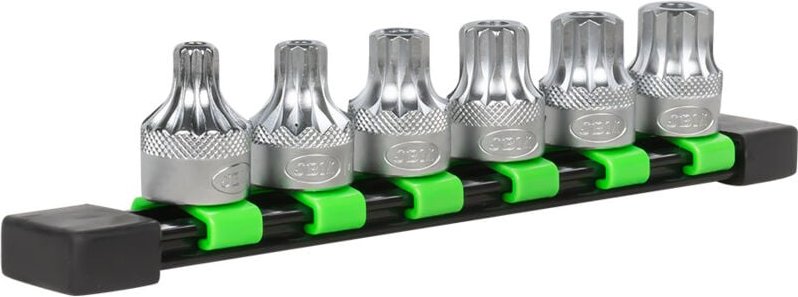 6-TEILIGES 1/2' set 12-KANTIGE spitze manipulationssicher / xzn spitze JBM 51409