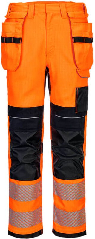 Holster-Hose PW3 FR Hi-Vis Orange/Schwarz 2XL - FR(54) - UK(44)
