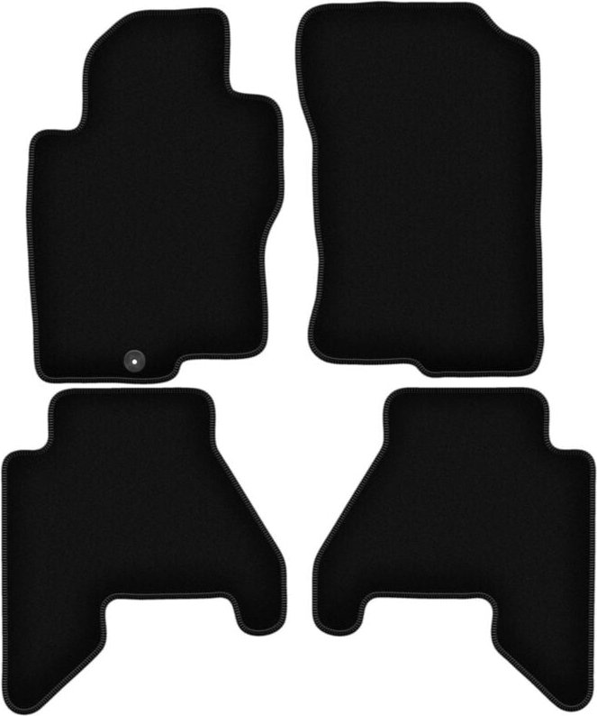 BASIC schwarze Veloursmatten für: Nissan Pathfinder R51 SUV (2005-)