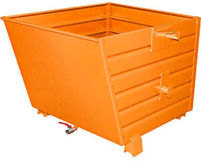 Bauer Späne-Stapelkipper BSS 90, lackiert, Gelborange