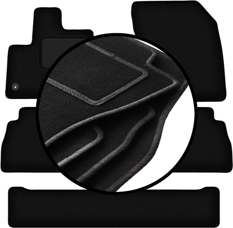 Veloursmatten-Satz für: Toyota ProAce City 7-Sitzer (2018-)