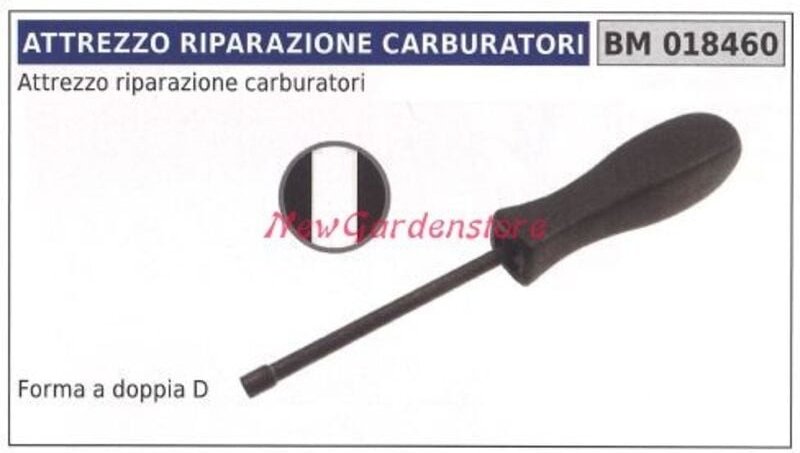 NEW GARDEN STORE Vergaser-Reparaturwerkzeug Doppel-D-Form 018460