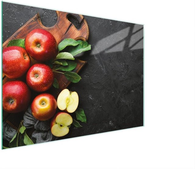 Glasschneidebrett 30x22 Apfel