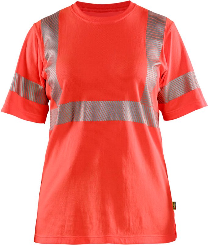 Hochsichtbares Arbeitst-Shirt für Damen 3502 - Rot M