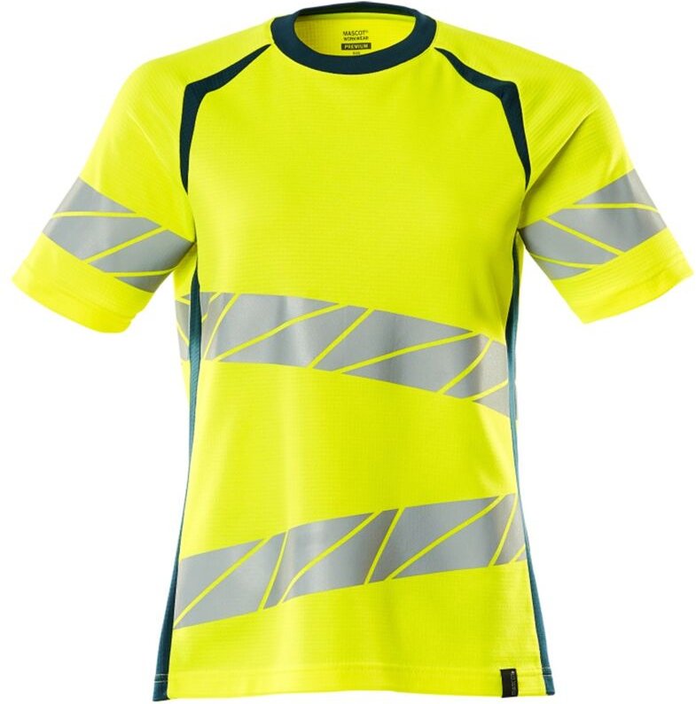 Mascot Damen-T-shirt 19092-771 3XL hi-vis gelb/dunkelpetroleum