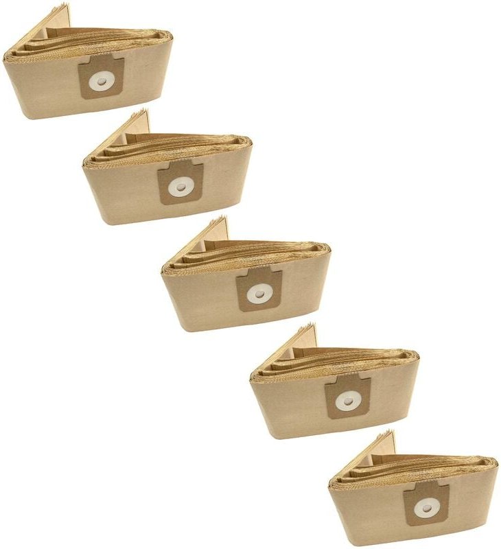50x Staubbeutel kompatibel mit Euroclean Panther uz 945 / UZ945 Staubsauger - Papier, 95,5cm x 17cm Sandfarben - Vhbw
