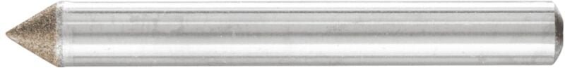 CBN-Schleifstift Spitzkegel ø 6x60° Schaft-Ø 6 mm B64 (fein) zum Anfasen/Entgraten/Senken - Pferd