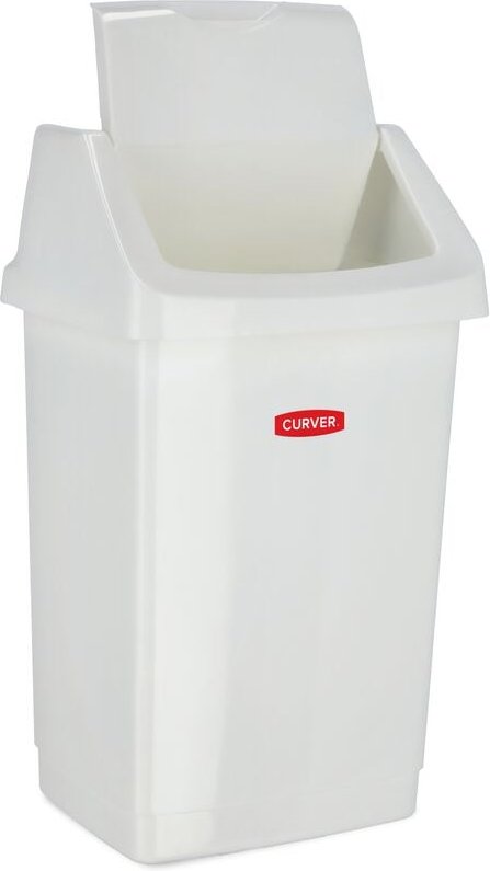Click It Mülleimer mit Schwingdeckel 50 l weiss - Curver