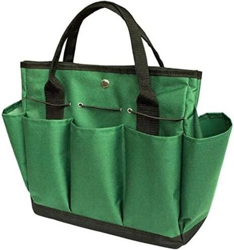 Csparkv - Schwarzgrün)Gartenwerkzeugset, Gartentasche mit mehreren Taschen für Gartenwerkzeugset, Gartenwerkzeugtasche