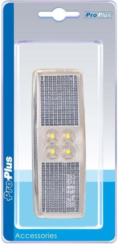 Vordere positionsleuchte 1224v wei 110x40mm led im blister