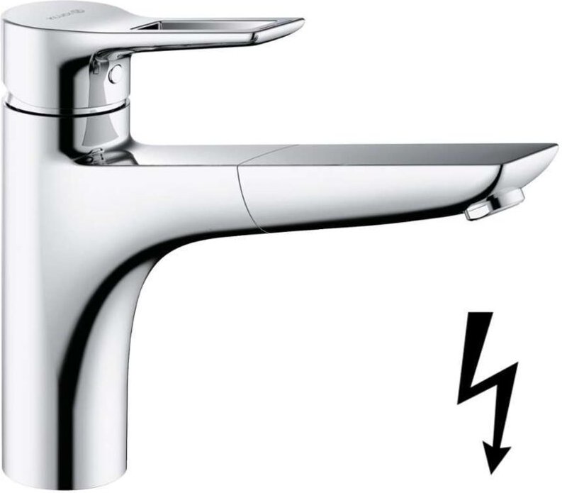 Kludi - mix Spültisch-Einhandmischer, Bügelhebel, Niederdruck,