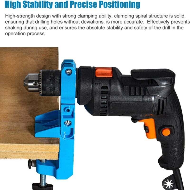 360°-Universalständer für Bohrmaschinen/Schleifmaschinen – verstellbarer Befestigungsblock, Dicke 73 mm – Arbeitsplatte ...