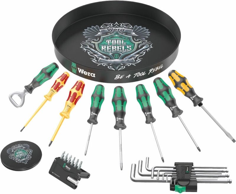 Wera - Eine Runde Schraubendreher Set 3 Limited Edition Serviertablett, 29-teilig
