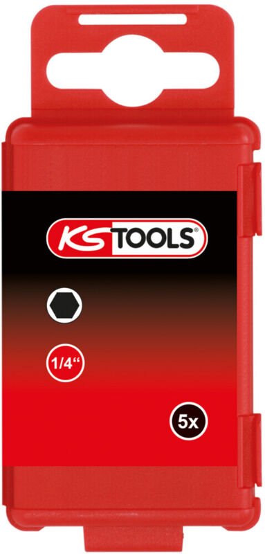 1/4" Bit Innensechskant, 75mm, 2mm, 5er Pack