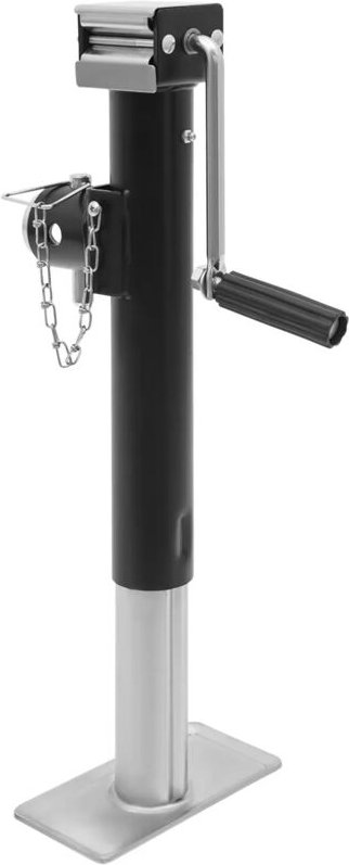 2 Stücke Anhänger Stützen Set Abstellstütze Ausdrehbar Heavy Duty, Stützfuß Anhänger 2X Anhängerstützen Abstellstützen K...