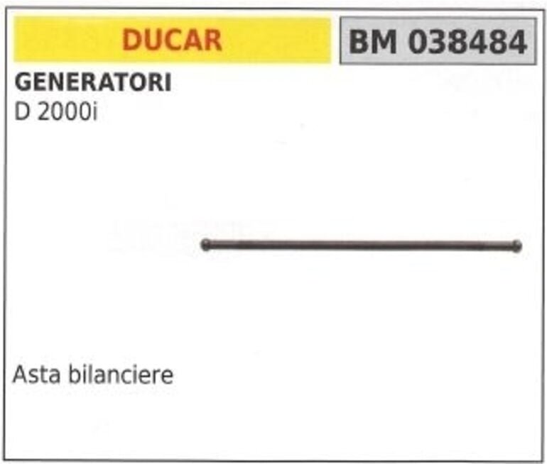 Kipphebel DUCAR 4-Takt-Motor für Lichtmaschine 038484