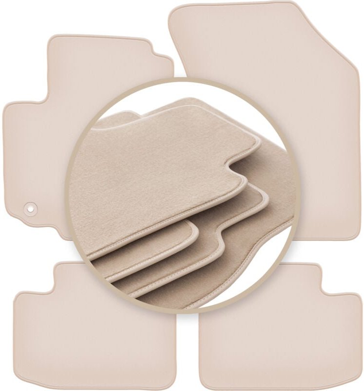 Beige PREMIUM-Matten für: Suzuki Swift IV Fließheck 2005-2010