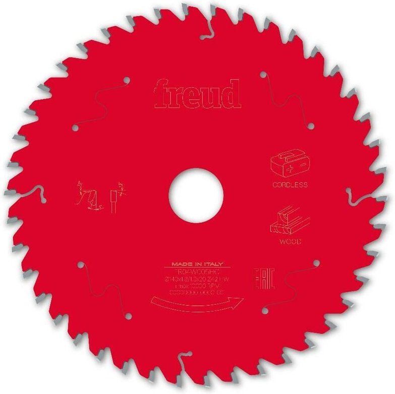 Sägeblatt für Akku-Handkreissäge Freud 140 1,8/1,3 AL20 Z42 ba 5° - F03FS10046 -FR04W005HC