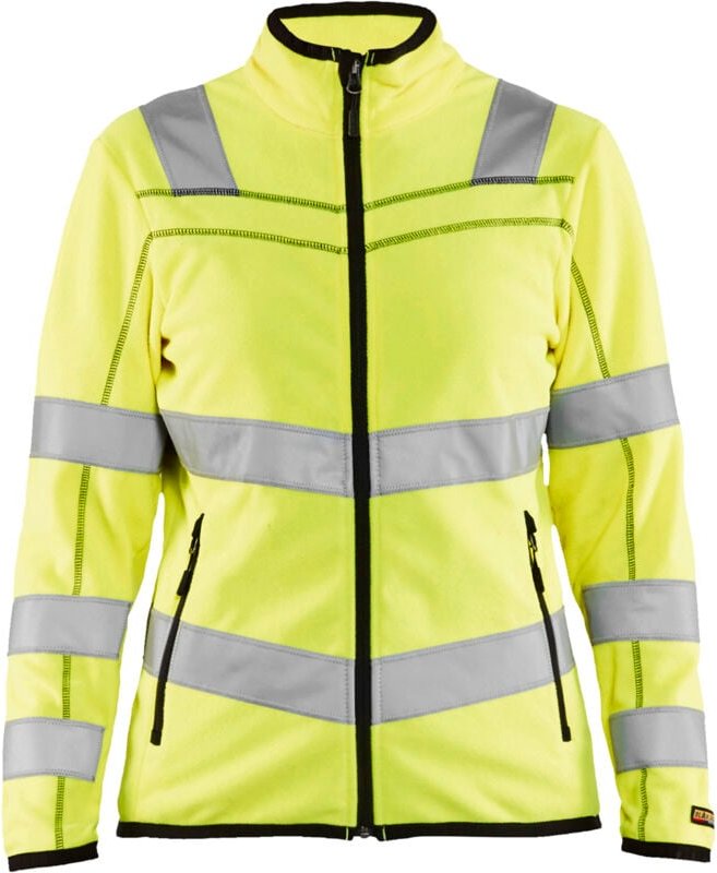 Arbeitsjacke aus Mikropolar mit hoher Sichtbarkeit für Damen 4966 - Neon Gelb M